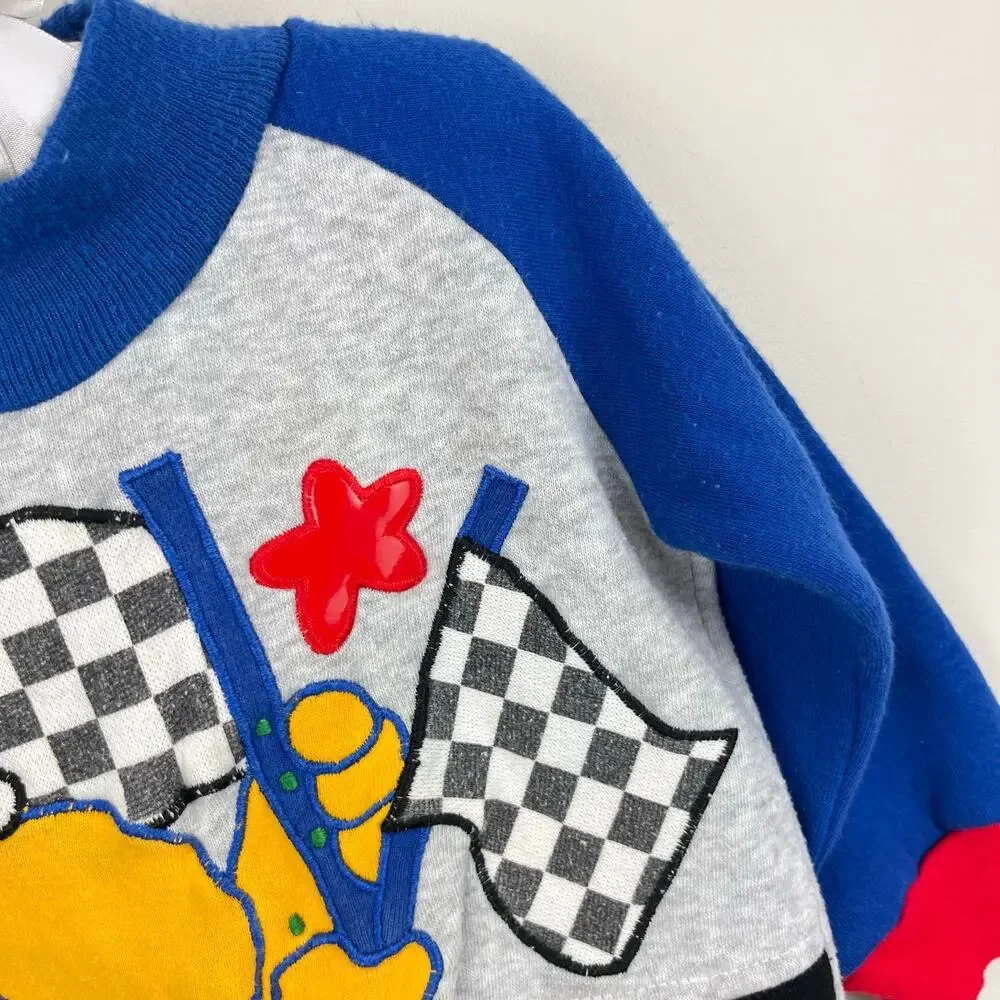 Vintage Little Rebels Dino Racing Sweatsuit 3T